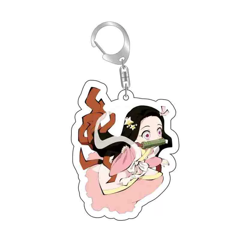 Acrylic double-sided keychain, transparent pendant