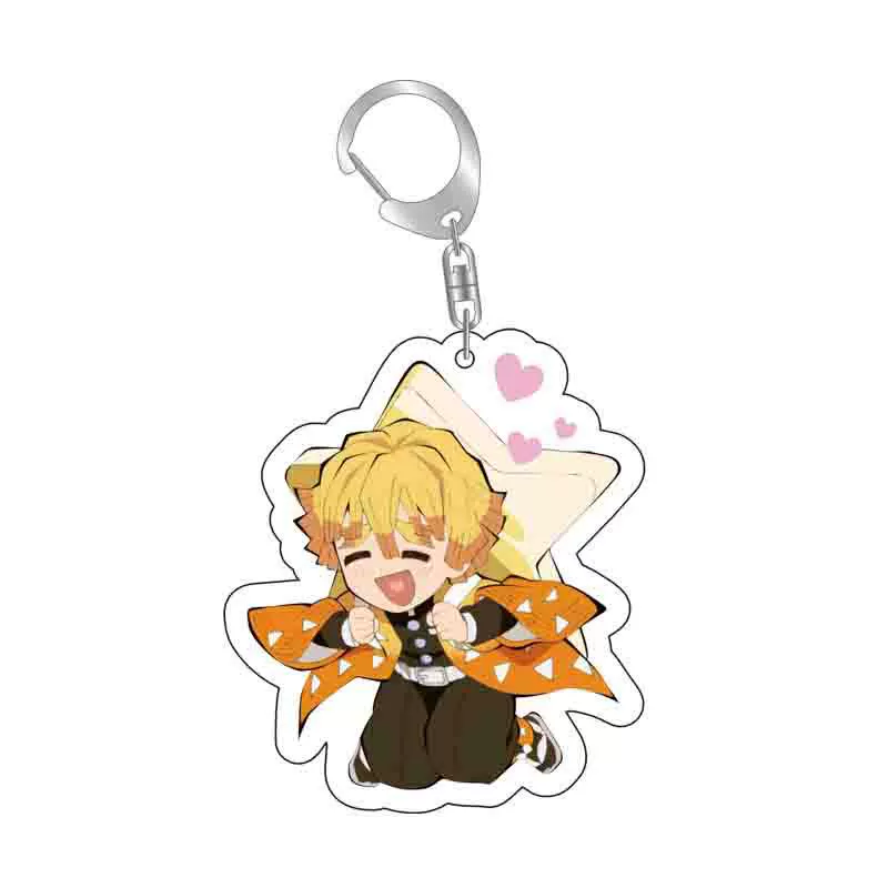 Acrylic double-sided keychain, transparent pendant