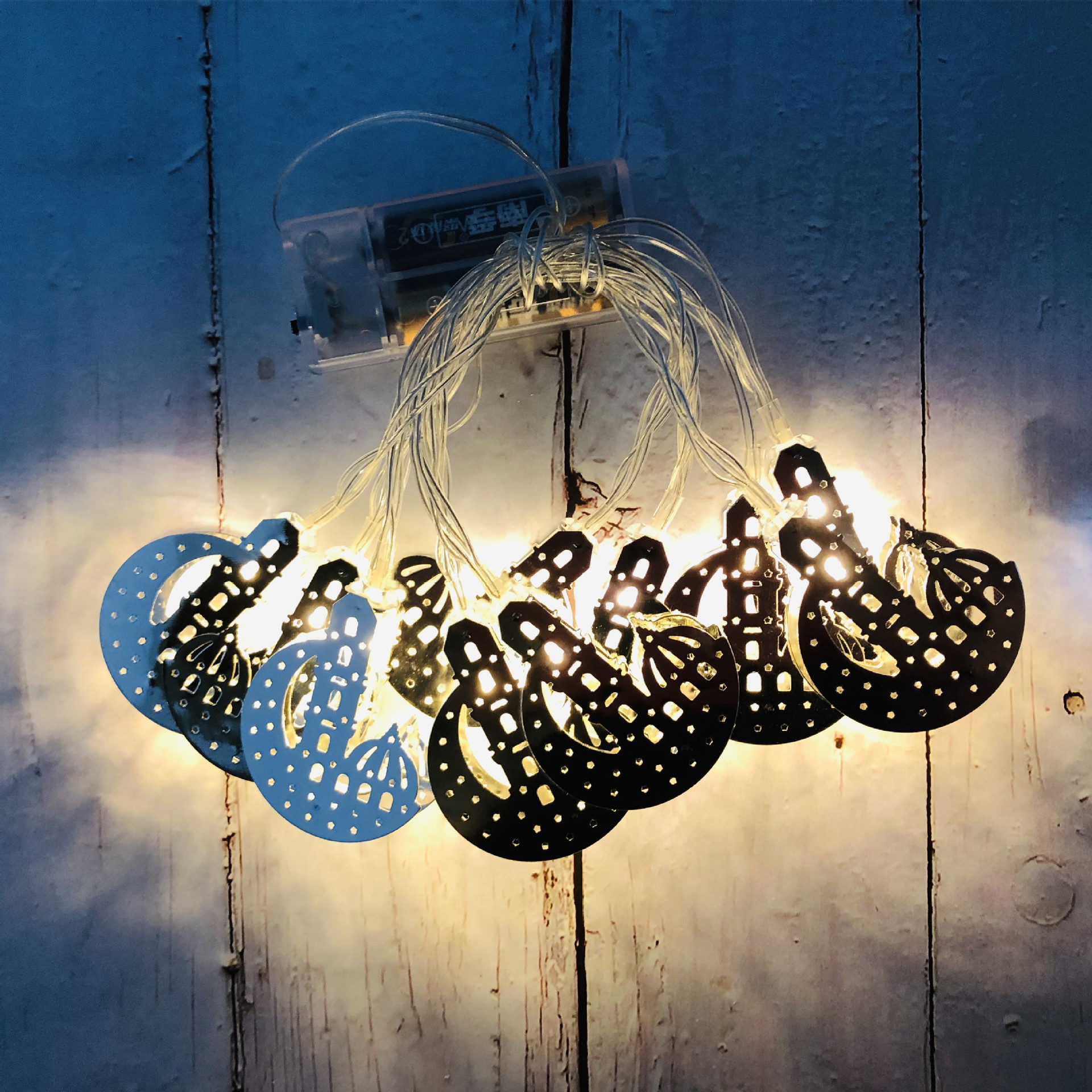 실버 문 성-따뜻한 흰색