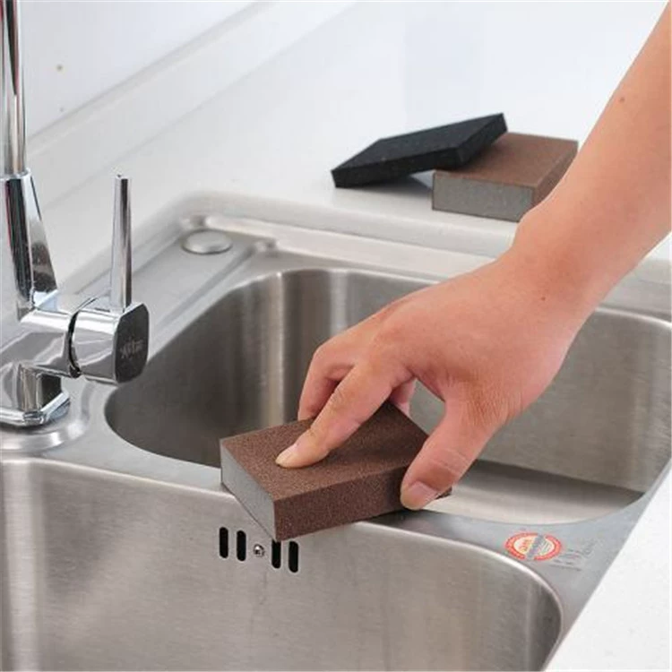 Diamond abrasive magic eraser miraculous nano sponge brush for washing bowls pots rust removal kitchen cleaning