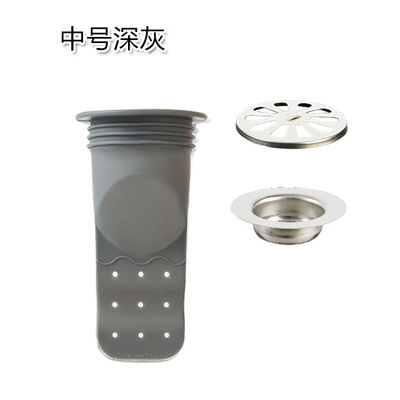 Desagüe en el piso desodorante núcleo de silicona baño Baño lavadora tubería de alcantarillado cubierta redonda núcleo interior