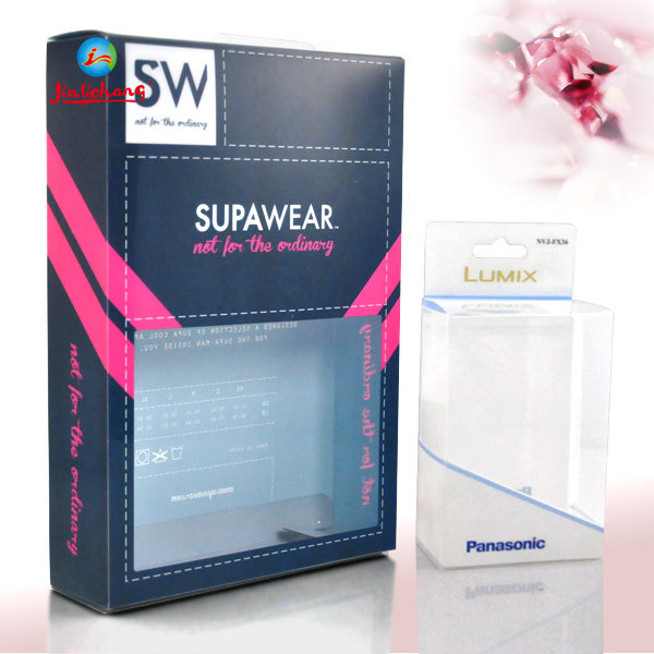 【厂家直销】PVC透明印刷包装盒 PET材质 UV印刷 激凸彩印胶盒 量