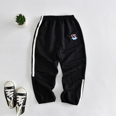 Summer Children's Mosquito-Proof Pants Tencel Cotton Linen Thin Summer Kids Pants Nine-Piece Legging Embroidered Summer Style Kids Clothing Pants