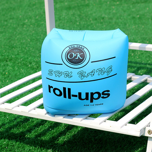 Wholesale adult inflatable round water sleeves thickened roller arm circle double air bag ok safe swimming arm circle water sleeve