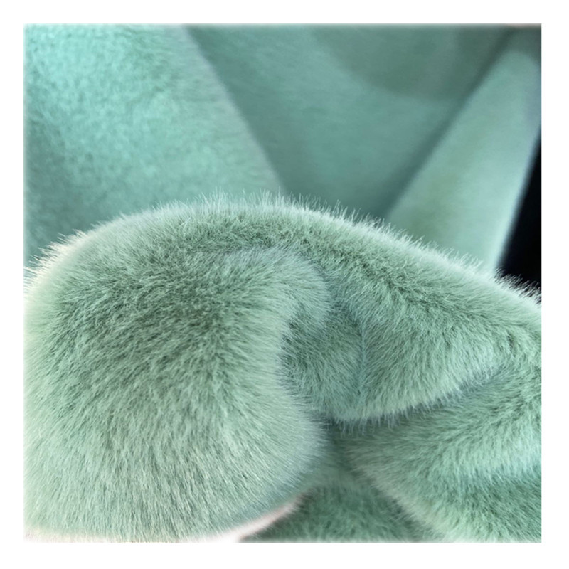 Terciopelo de visón encriptado de 800g, tela de terciopelo jade fox para zapatos, bufandas, alfombras, ropa, fabricante de telas de pelo alto y bajo