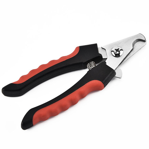 Factory direct sales pet beauty nail scissors cat and dog nail care cleaning tools stainless steel nail clippers large and small