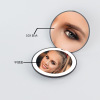 Cross -border folding LED makeup mirror with light gifts small round beauty mirror double -sided 2X magnifying the handheld mirror hot