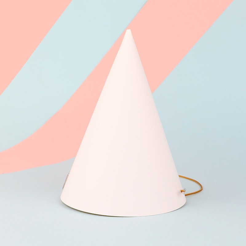 Fábrica directa decoración de la torta de alto grado negro oro rosa oro lentejuelas bola niños adultos fiesta cumpleaños sombrero