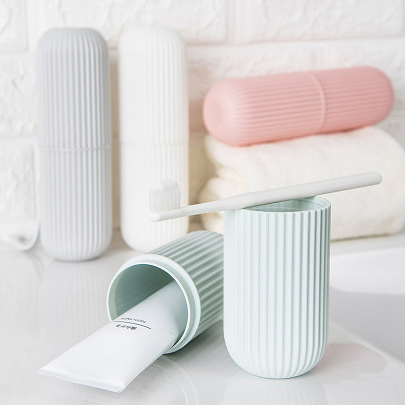 Portable travel toothbrush toothbrush storage box suit creative simple couple wash cup toothbrush cup brushing Cup Portable travel toothbrush toothbrush storage box suit creative simple couple wash cup toothbrush cup brushing Cup