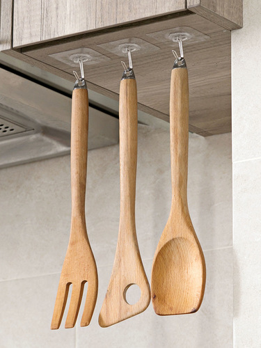 [Magic Seamless Transparent Hook] Waterproof Adhesive Hook Strong Kitchen Strong Nail-free Hook Wholesale