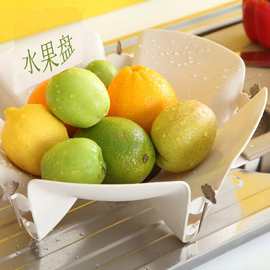 创意水果盘塑料糖果盘客厅现代瓜子果盘零食果盒家用水果蓝干果盘