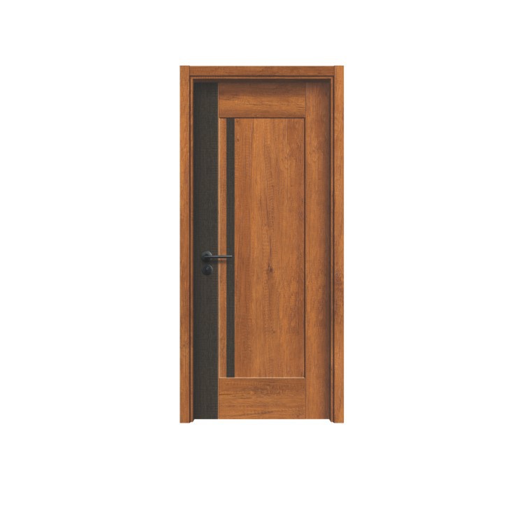 Suministro directo de fábrica puerta libre puerta simple puerta extremadamente estrecha puerta plana puerta de la Oficina puerta de la escuela puerta de madera de cristal de carbono image 6