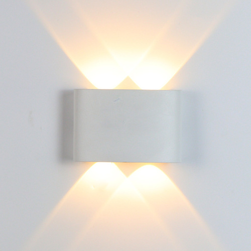 Outdoor Waterproof IP65 Garden Wall Lamp, LED Wall Lamp, Aluminum Indoor Bedroom Lamp, Stairway and Corridor Lamp, One Piece Dropshipping