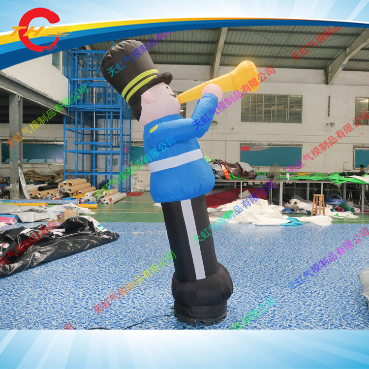 【空中舞星会展人人偶】广告卡通人气充气庆典招手指路 商场宣传