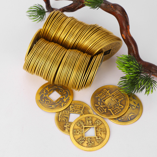 Manufacturer wholesale copper coins Five Emperors coins 4 cm 6 cm large copper coins antique coins brass Five Emperors coins