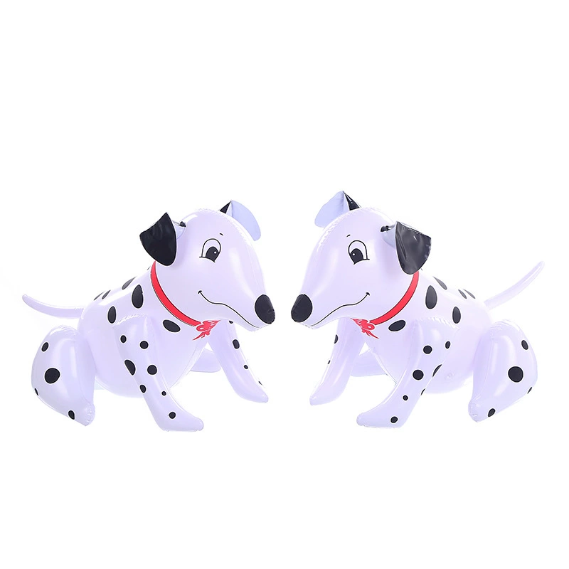 Детская надувная игрушка креативное моделирование черно-белая пятнистая модель собаки из ПВХ детская Игрушечная модель собаки оптом