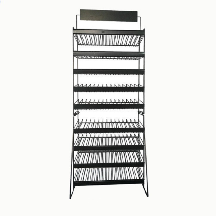 加工生产指甲油展示架化妆品甲油胶香水落地式陈列促销货架