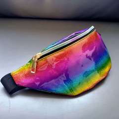 2023 New Laser Waist Bag Transparent Bag Women Outdoor Running Sports Waist Bag Zipper Multi-layer Crossbody Bag Wholesale