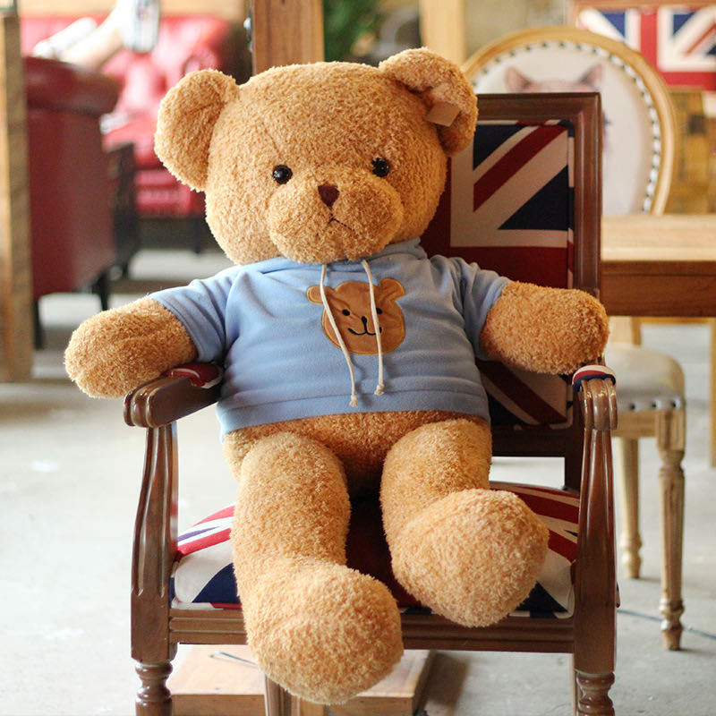 Suéter de color, muñeca de oso, oso de peluche, juguete de peluche, muñeca de oso, vestido de oso, pedido de oso, lote de regalo LOGO