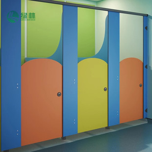Anti-Bei Special 1050 Density Kindergarten Toilet Partition Urinal Baffle Phenolic Resin Board Finished with Accessories