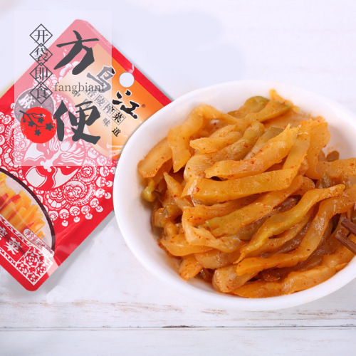 Wholesale Wujiang Preserved Vegetables in 80g Bags, Full Cartons for Commercial Use, Chongqing Fuling Red Oil Spicy and Hot Snack Packs, One Piece Shipping