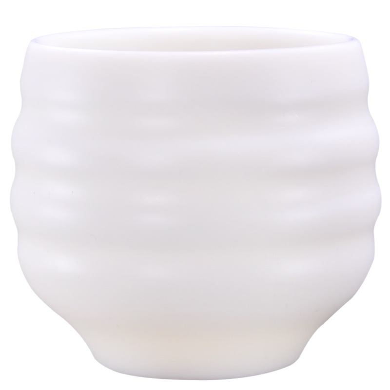 Ganador de arte de porcelana blanca Kung Fu taza de té logotipo tallado taza de té de cerámica taza única regalo personal