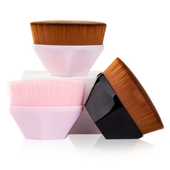 55號粉底刷化妝刷花瓣無痕化妝工具平頭便攜不吃粉刷子收納盒BB刷