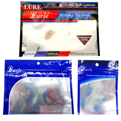 Sealed transparent bag for soft bait, small, medium, and large sizes, with excellent airtight packaging quality