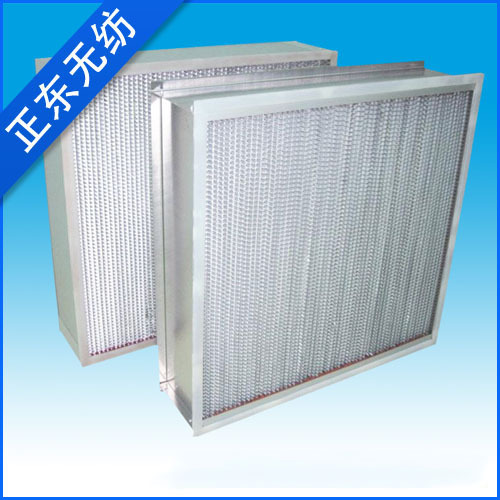 各型号过滤工厂废气集尘精密板式密褶式空气过滤器