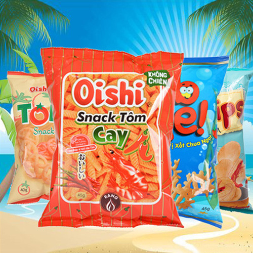 Imported premium original green pepper curry crab sour and spicy shrimp chips Thai tom yum small snacks Weiya live broadcast