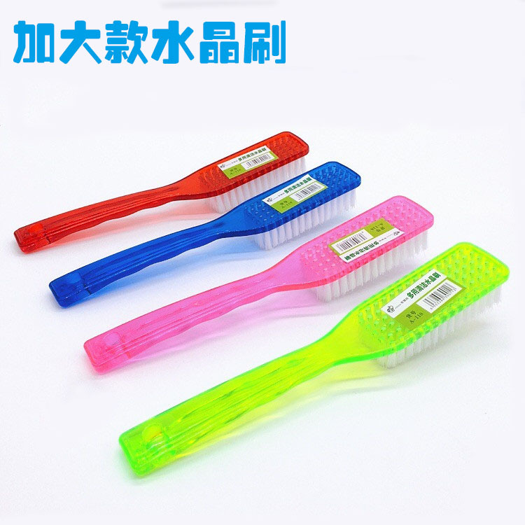 Soft hygienic plastic brush for laundry