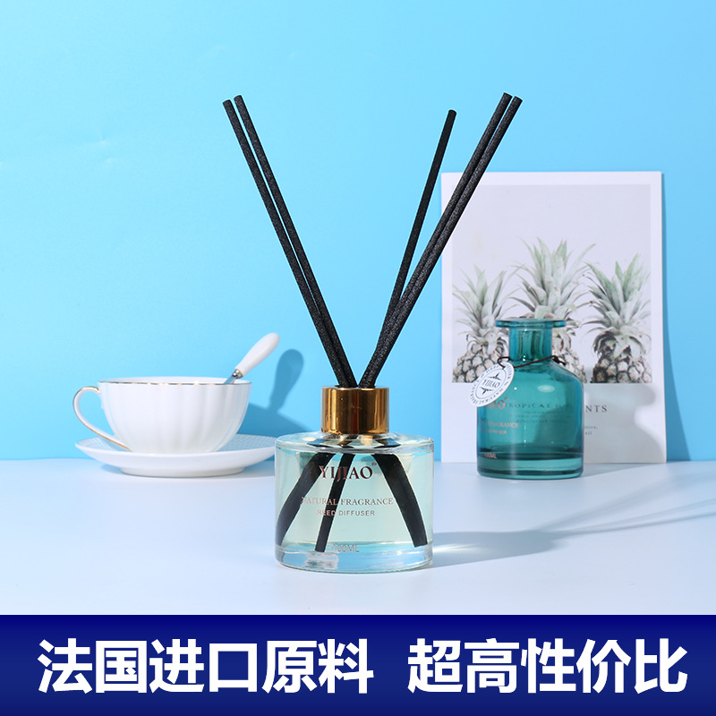 厂家直销无火香薰精油藤条香氛室内厕所空气清新剂芳香剂100ml