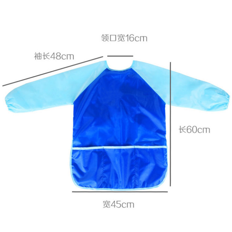 Delantal de pintura impermeable para niños (5-12 años) color aleatorio