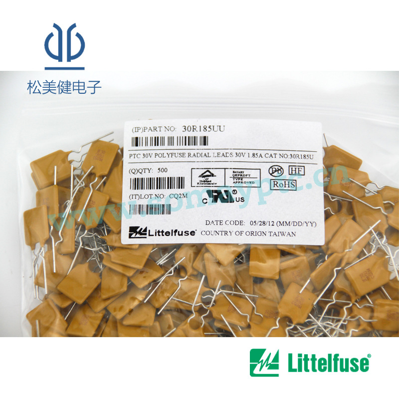 30R185 力特 Littelfuse 插件 自恢复保险丝 PPTC A30-185