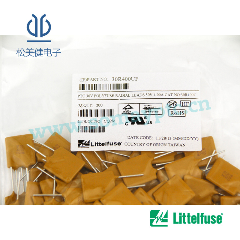 30R400 力特 Littelfuse 插件 自恢复保险丝 PPTC A30-400