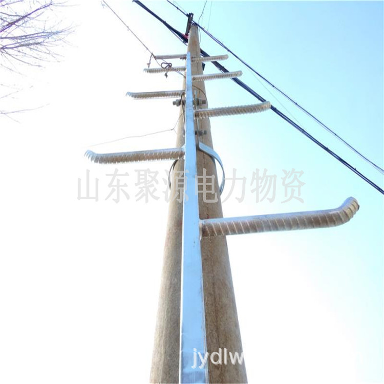 工厂自营店线路维修施工爬梯高承重防滑电杆用抱箍式厂家直发
