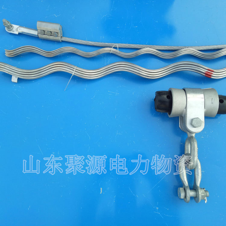 铝合金材质OPGW中档距悬垂线夹光缆金具挂点金具山东生产厂家