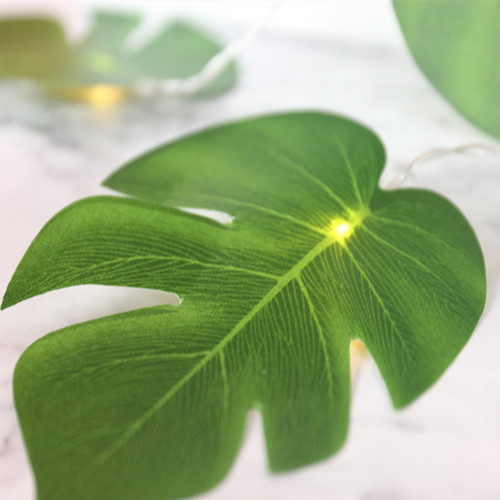 LED simulación tortuga hoja luz cadena transfronteriza luz decorativa Día de Acción de Gracias batería al aire libre luz coloreada sección Cadena de luz