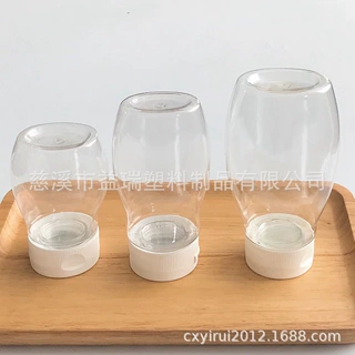 250g300g500g蜂蜜瓶调料挤压瓶硅胶阀门酱料瓶塑料(GF177F)