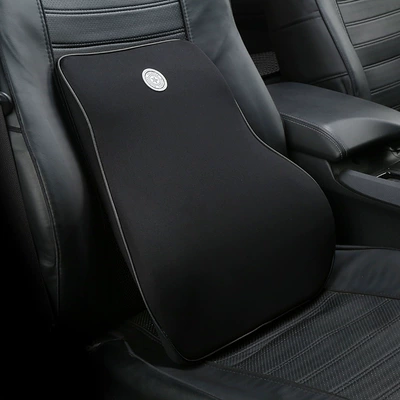 Manufacturer Wholesale Driving Seat Backrest Waist support - black-black-edge-single-lumbar-support