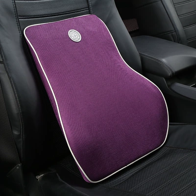 Seat Backrest Memory Foam Car: Waist support - purple-single-lumbar-support