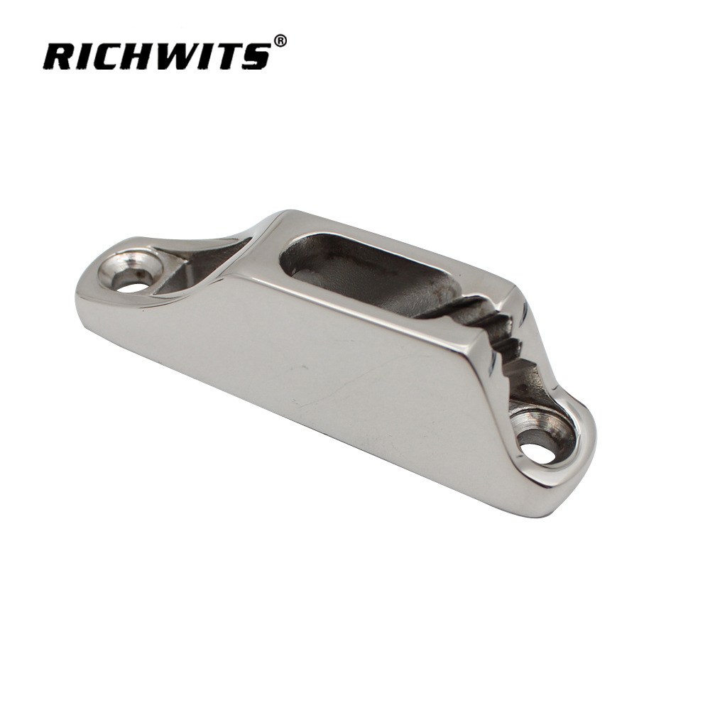 RICHWITS不锈钢316镜面抛光 紧绳器夹绳器 缓冲器 船用游艇配件