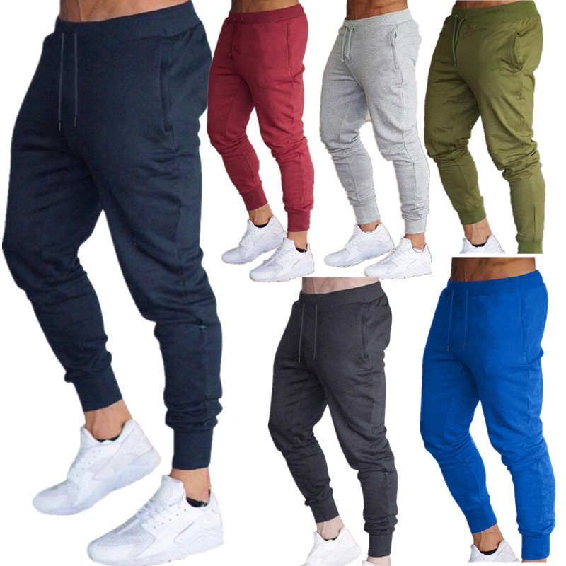 Lightweight Quick-Dry Slim-Fit Sports Pants for Export, European and American Style, Suitable for Running, Fitness, Soccer, with Drawstring, Lightweight Casual Training Pants