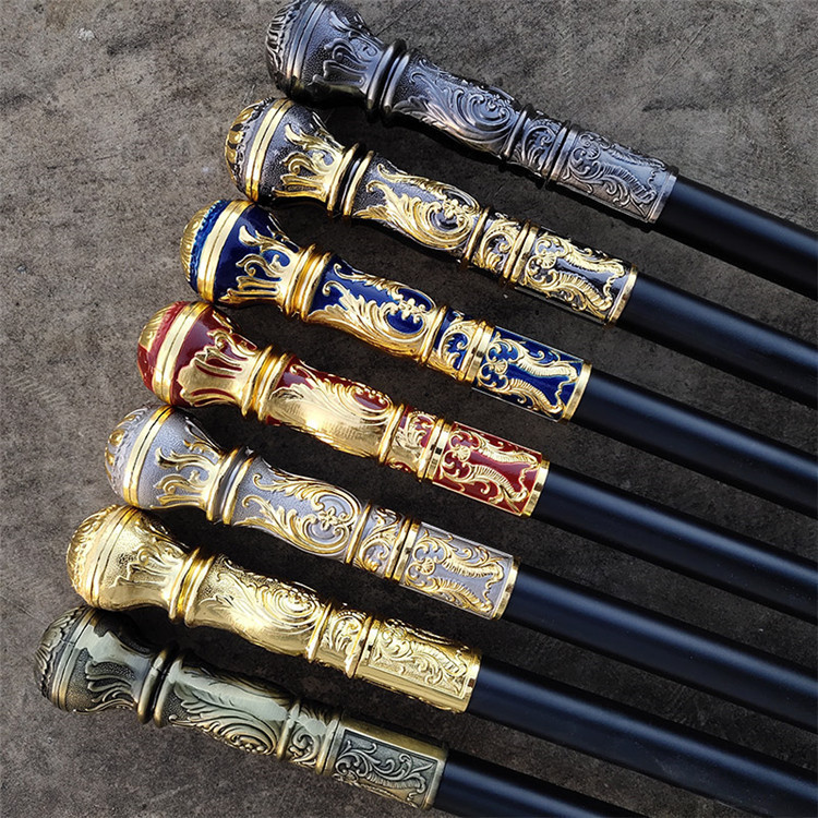 Song brand sword stainless steel round head cane sword cane sword self-defense sword climbing sword short sword unbladed wholesale