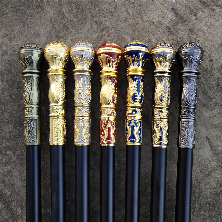 圆头手杖剑拐杖剑防身登山杖送老人COS扮演拍摄道具未开刃 批发