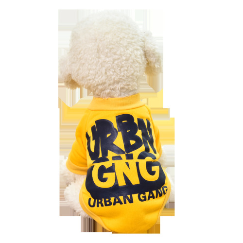 Manufacturer wholesale dog clothes, autumn, spring and autumn sweatshirts, Teddy Bichons, small puppies, cats, summer pet clothing