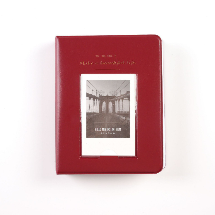 Bolsillo estrella tarjeta pequeña estrella persiguiendo niña libro de almacenamiento cubierta del logotipo personalizado álbum de 3 pulgadas Polaroid MINI postre