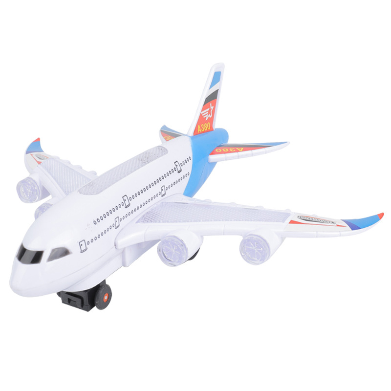 新製品380電動発光音楽飛行機おもちゃ車、フラッシュライト付き子供用おもちゃ、子供向けギフト、卸売供給源