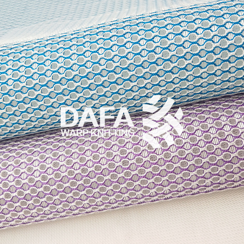 三明治网眼布3d弹性网布 供应汽车服饰透气床围面料床垫面料