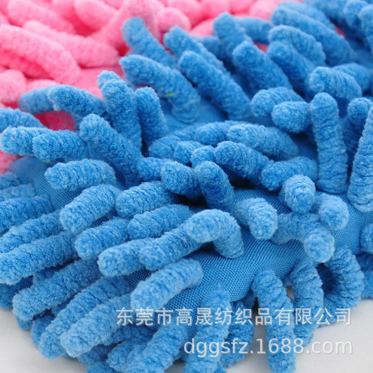Spot wholesale microfiber chenille firecracker velvet toy velvet pet absorbent terry cloth bath towel fabric